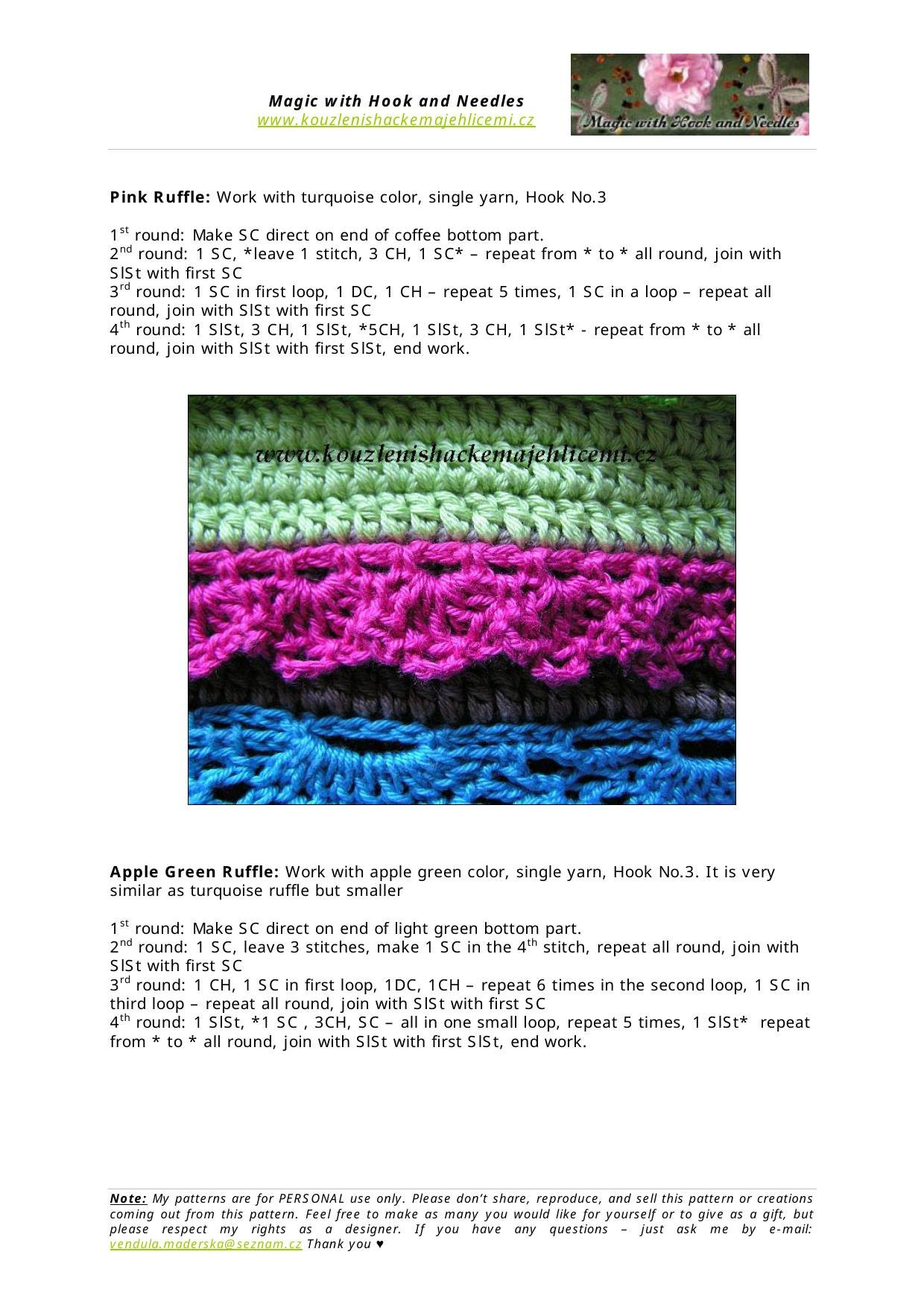 My Lovely Patchwork World: It's a Ladies Night Bag - Crochet Pattern