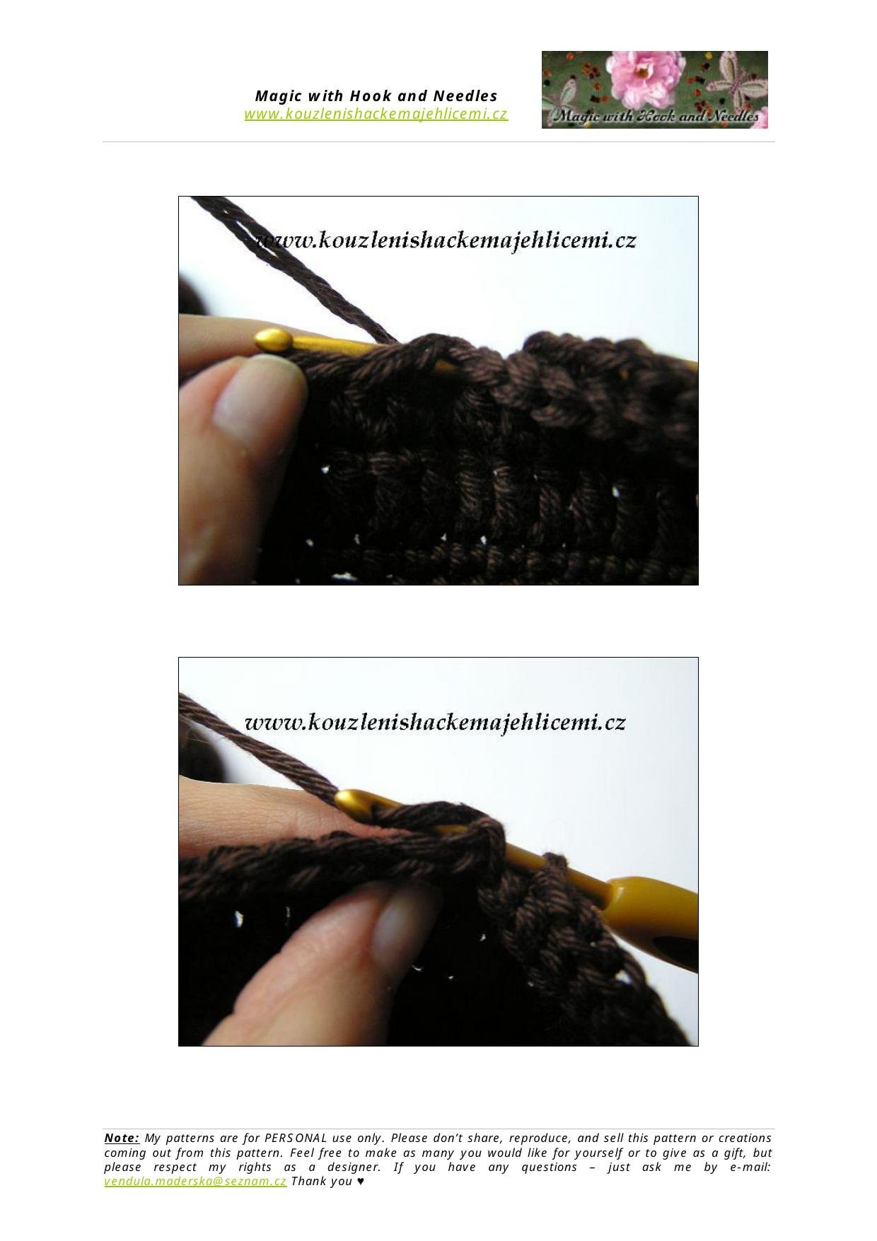 My Lovely Patchwork World: It's a Ladies Night Bag - Crochet Pattern