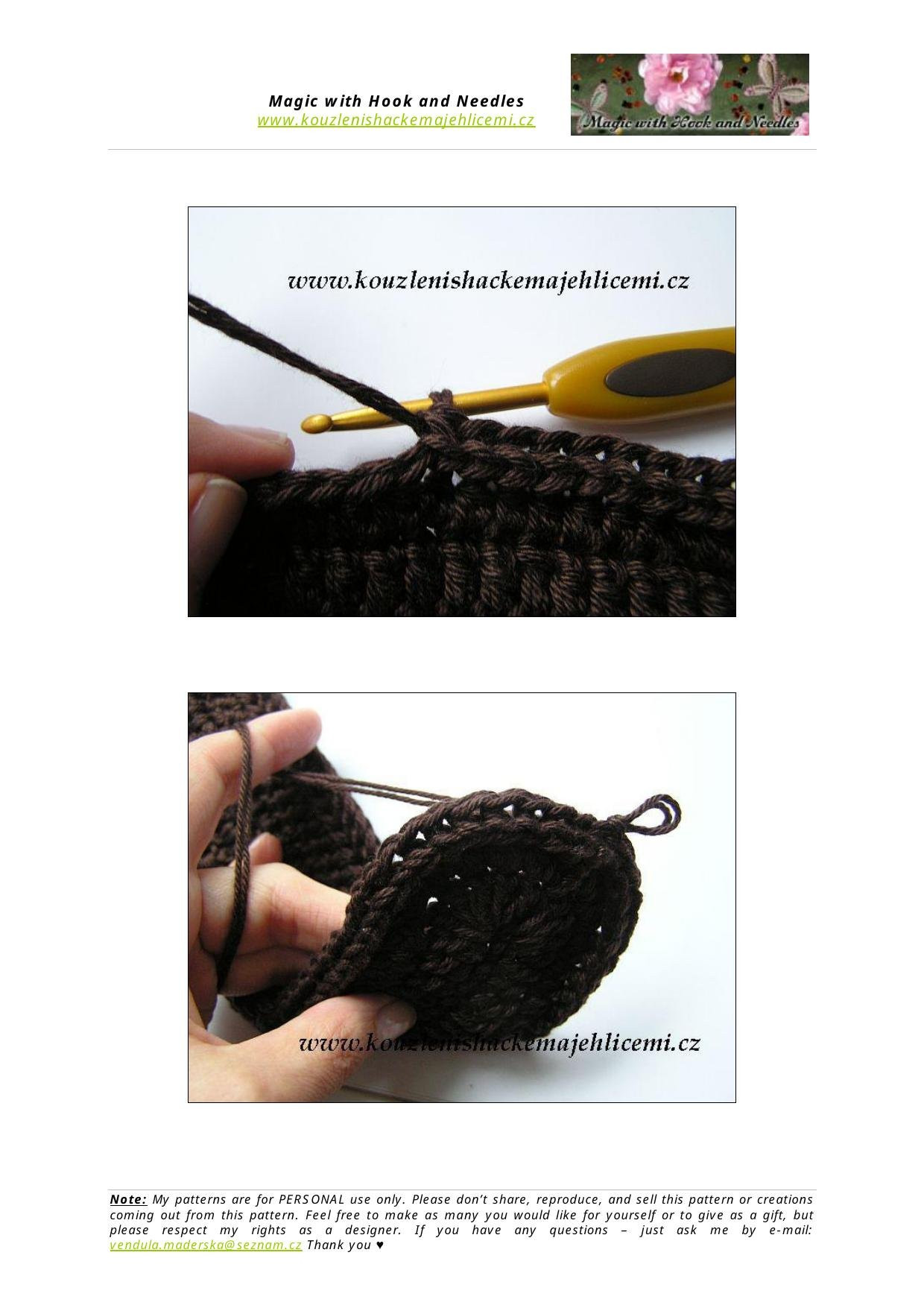 My Lovely Patchwork World: It's a Ladies Night Bag - Crochet Pattern