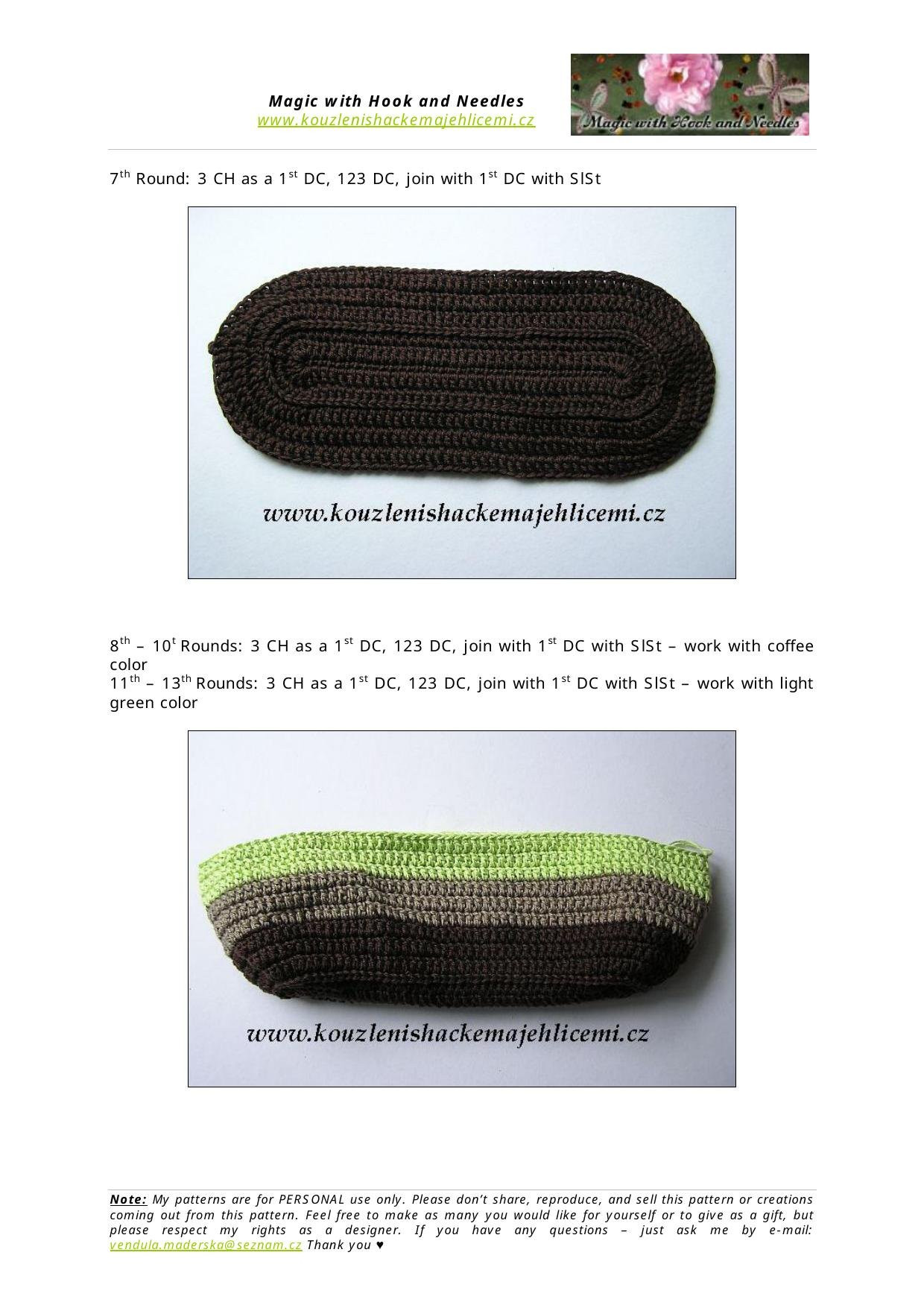 My Lovely Patchwork World: It's a Ladies Night Bag - Crochet Pattern