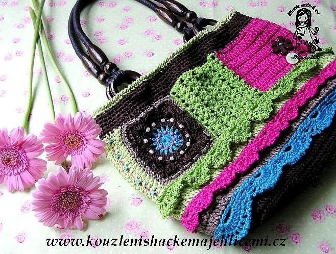 My Lovely Patchwork World: It's a Ladies Night Bag - Crochet Pattern