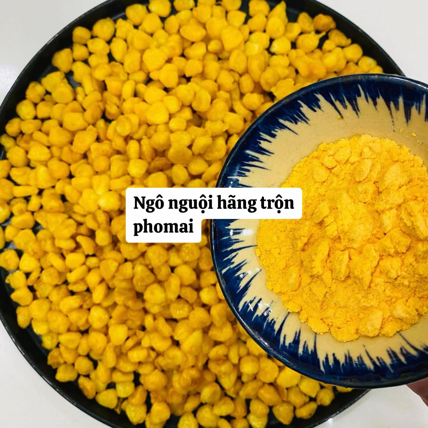 Ngô chiên lắc phô mai giòn tan, món ăn vặt đơn giản từ ngô ngọt, bột chiên giòn và trứng gà