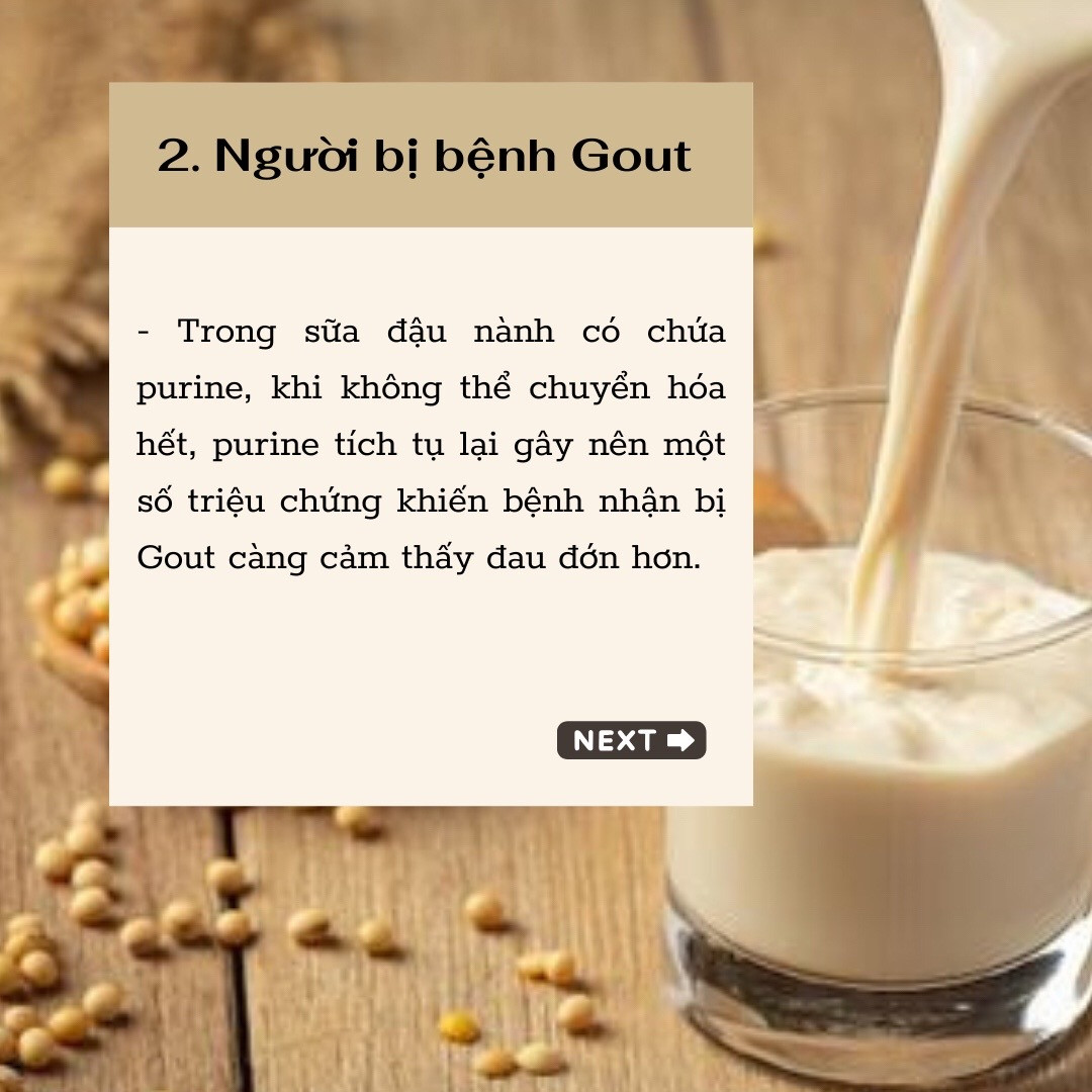 Những ai không nên uống sữa đậu nành: Viêm dạ dày, Gout, dùng kháng sinh và ung thư vú