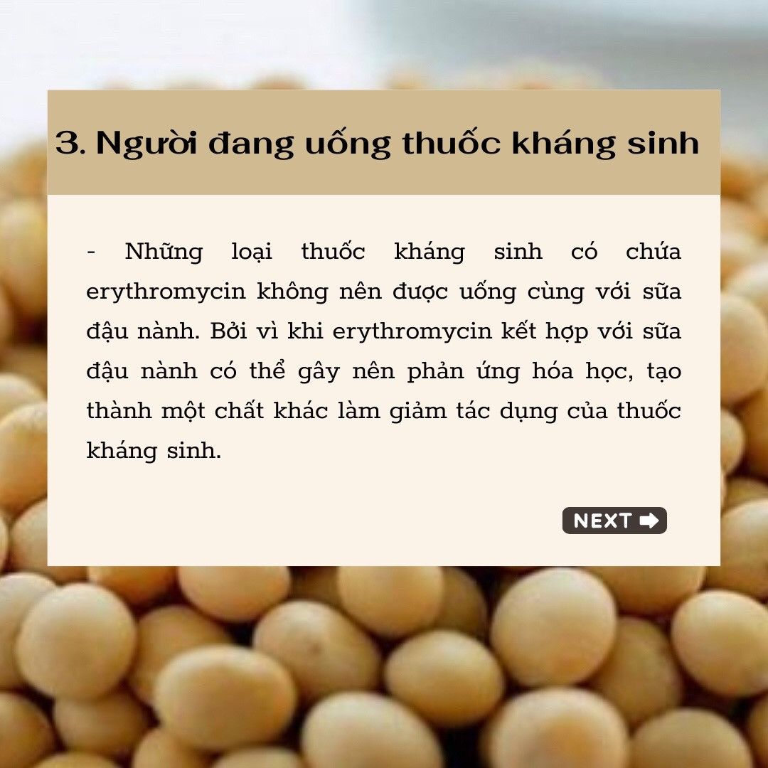 Những ai không nên uống sữa đậu nành: Viêm dạ dày, Gout, dùng kháng sinh và ung thư vú