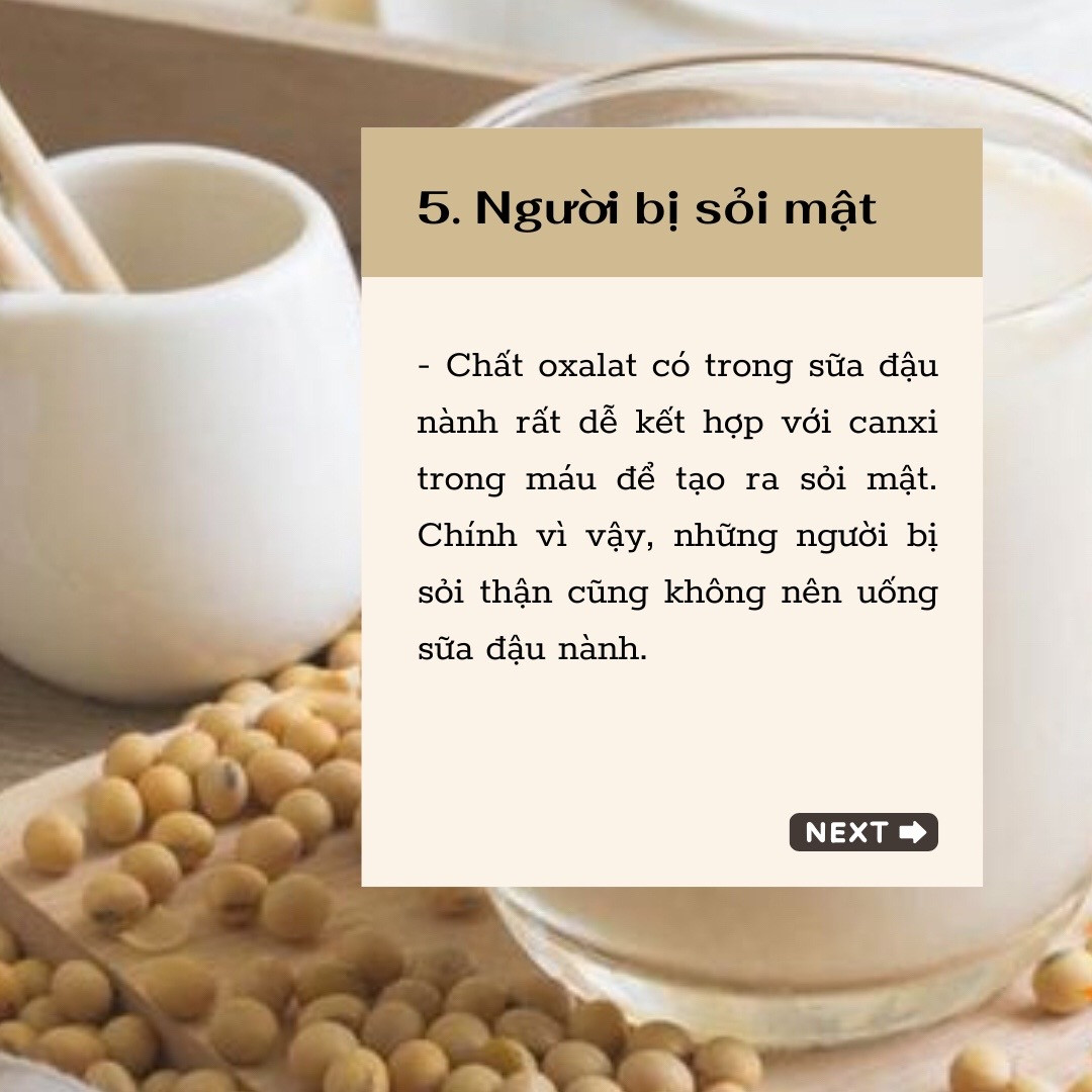 Những ai không nên uống sữa đậu nành: Viêm dạ dày, Gout, dùng kháng sinh và ung thư vú