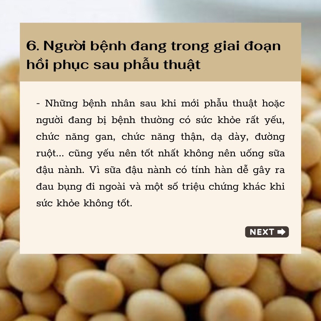 Những ai không nên uống sữa đậu nành: Viêm dạ dày, Gout, dùng kháng sinh và ung thư vú