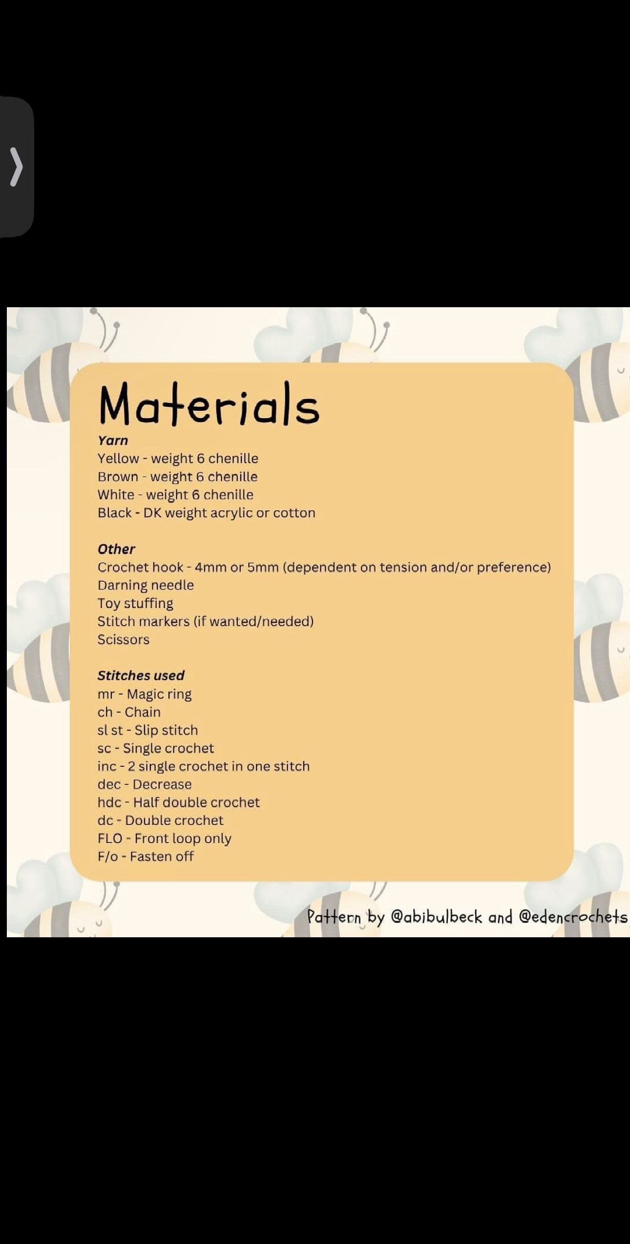 No-Sew Bee Pop-It Amigurumi Crochet Pattern Tutorial