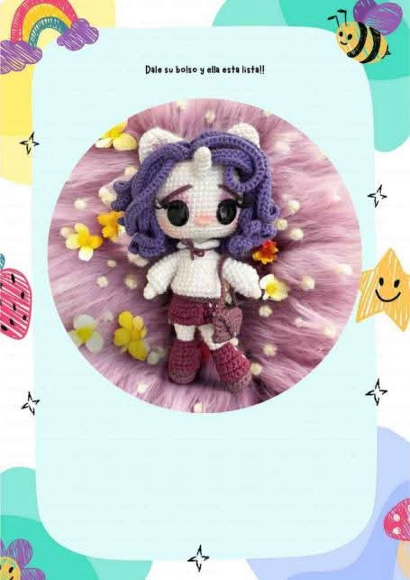 Nuevo Patron Amigurumi Rarity Unicornio