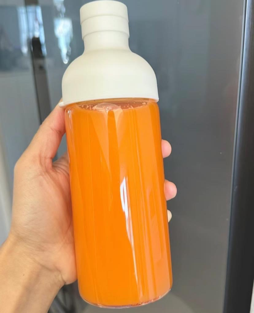 Nước ép cà rốt táo chanh gừng giàu chất xơ, Vitamin C và A tốt cho làn da