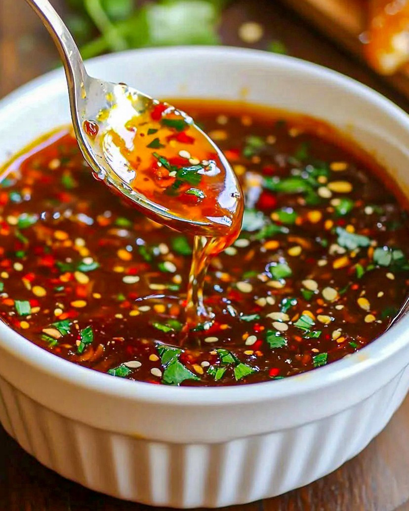 Nước sốt mật ong cay ngọt đa năng, công thức đơn giản với tương ớt và tỏi gừng