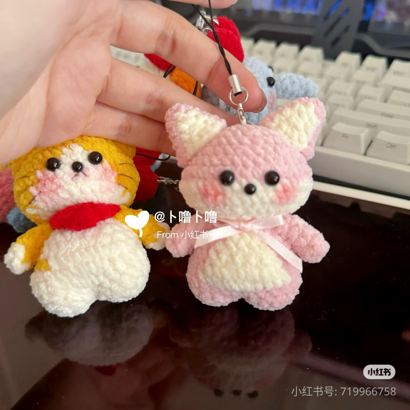 Original Pink Fox Amigurumi Crochet Pattern