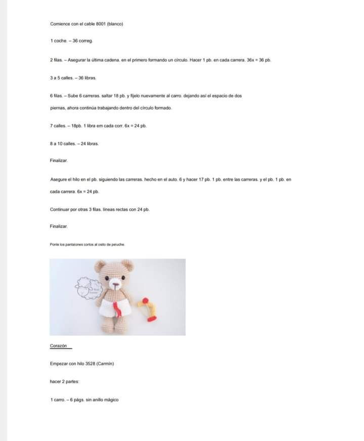 Osos de amor: Tutorial completo para hacer ganchillo