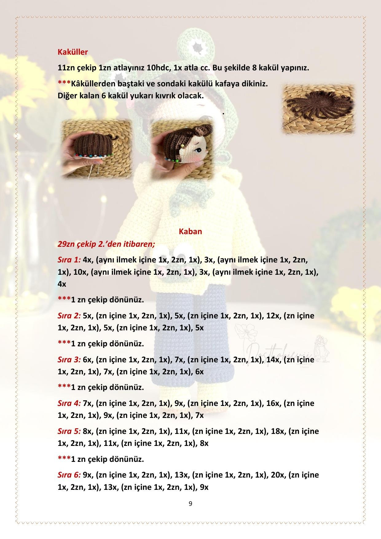 Pamir Bebek Yapılışı - Amigurumi Bébê Crochet Pattern with Frog Hoodie