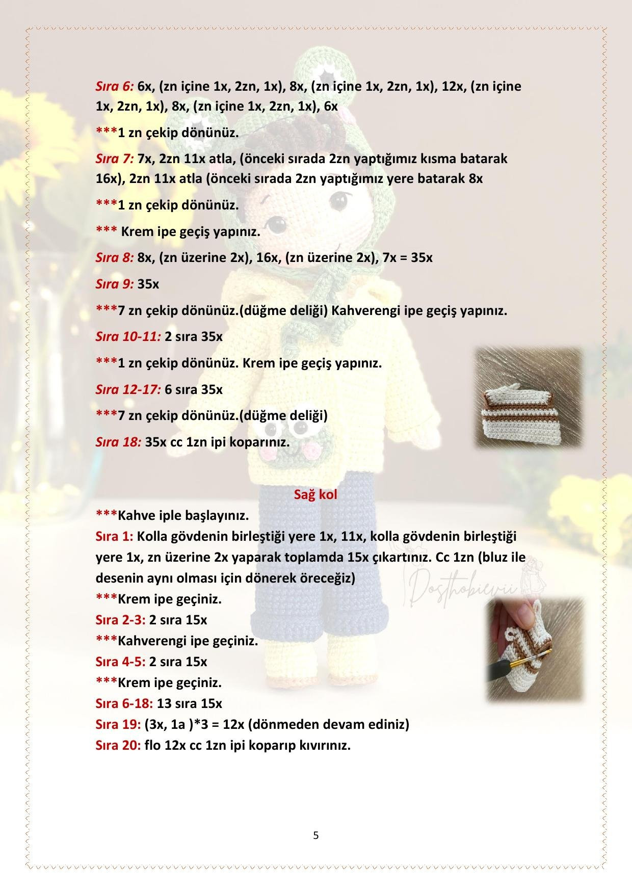 Pamir Bebek Yapılışı - Amigurumi Bébê Crochet Pattern with Frog Hoodie