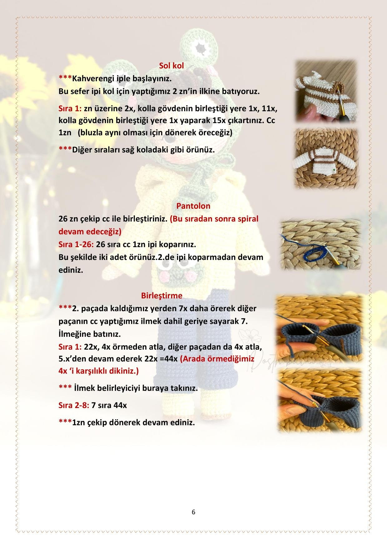 Pamir Bebek Yapılışı - Amigurumi Bébê Crochet Pattern with Frog Hoodie