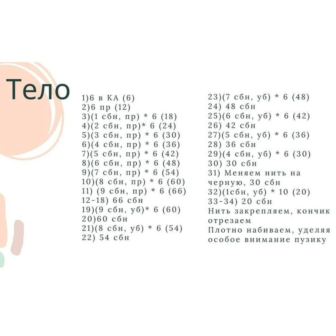 Панда Рон: Бесплатное описание и материалы для вязания крючком