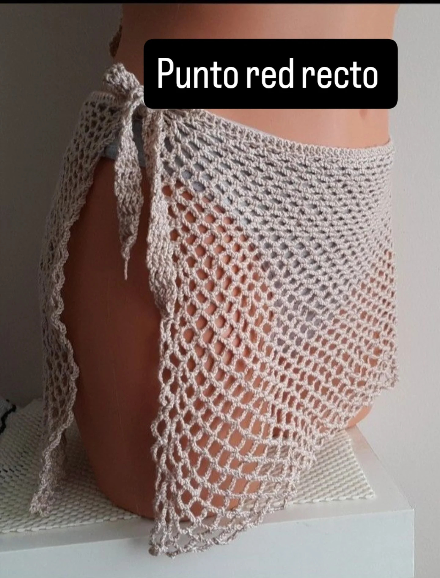 Pareos básicos en punto red: Tutorial de crochet para principiantes