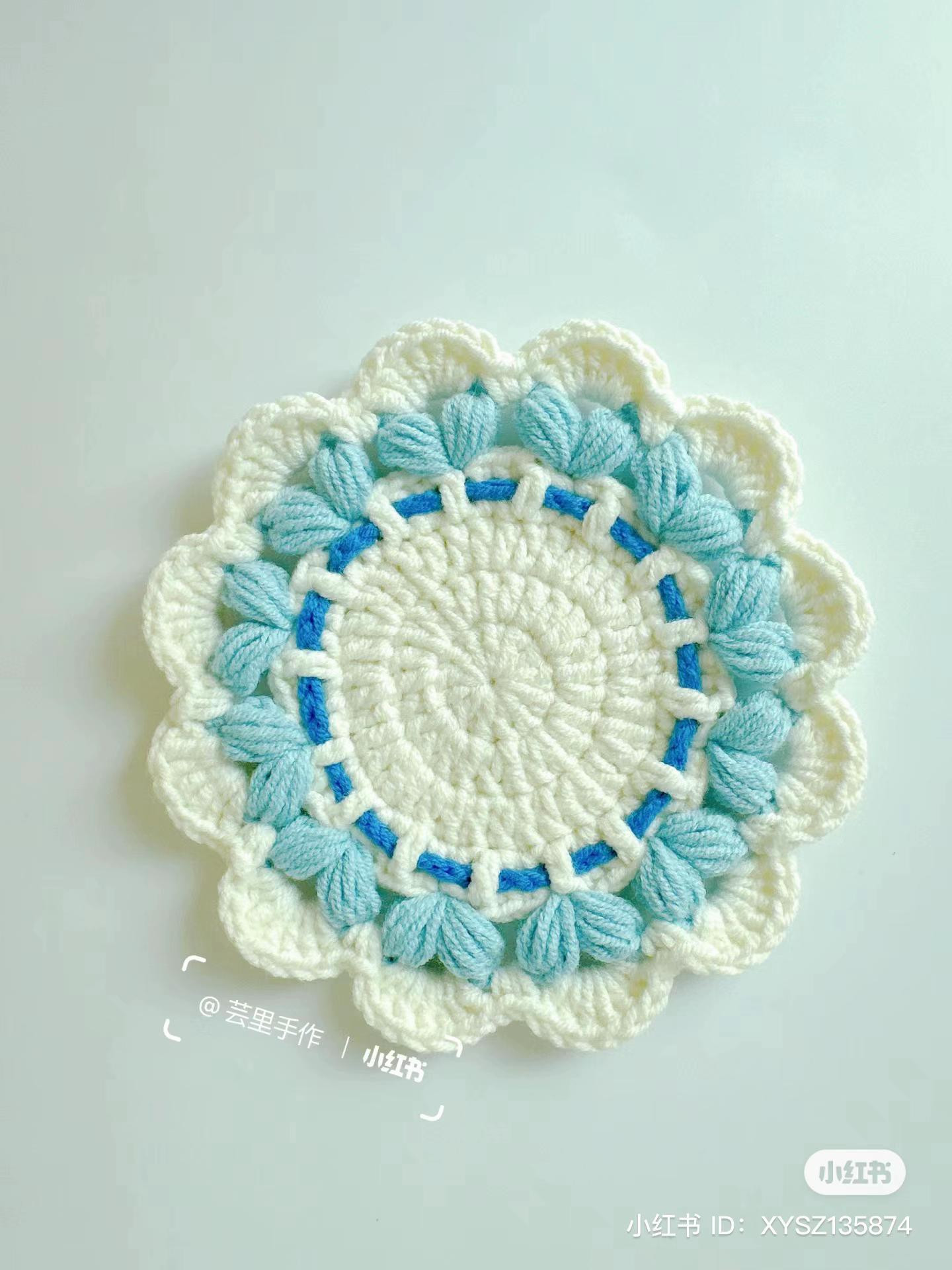 Pastel Crochet Baby Stroller Pattern with Detailed Chart