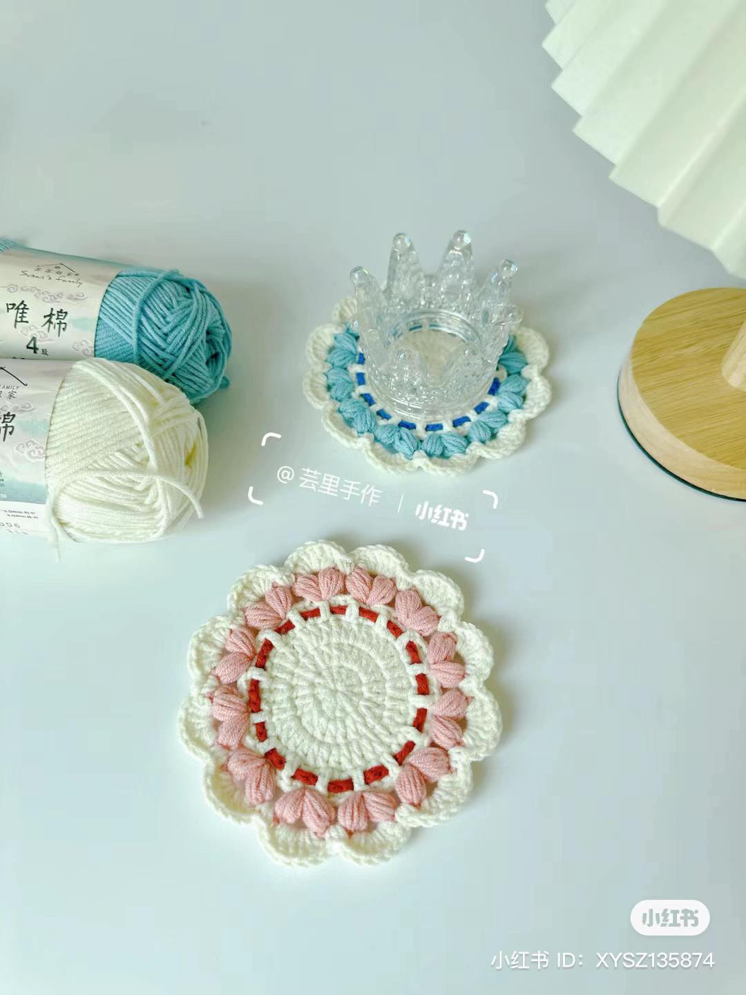 Pastel Crochet Baby Stroller Pattern with Detailed Chart