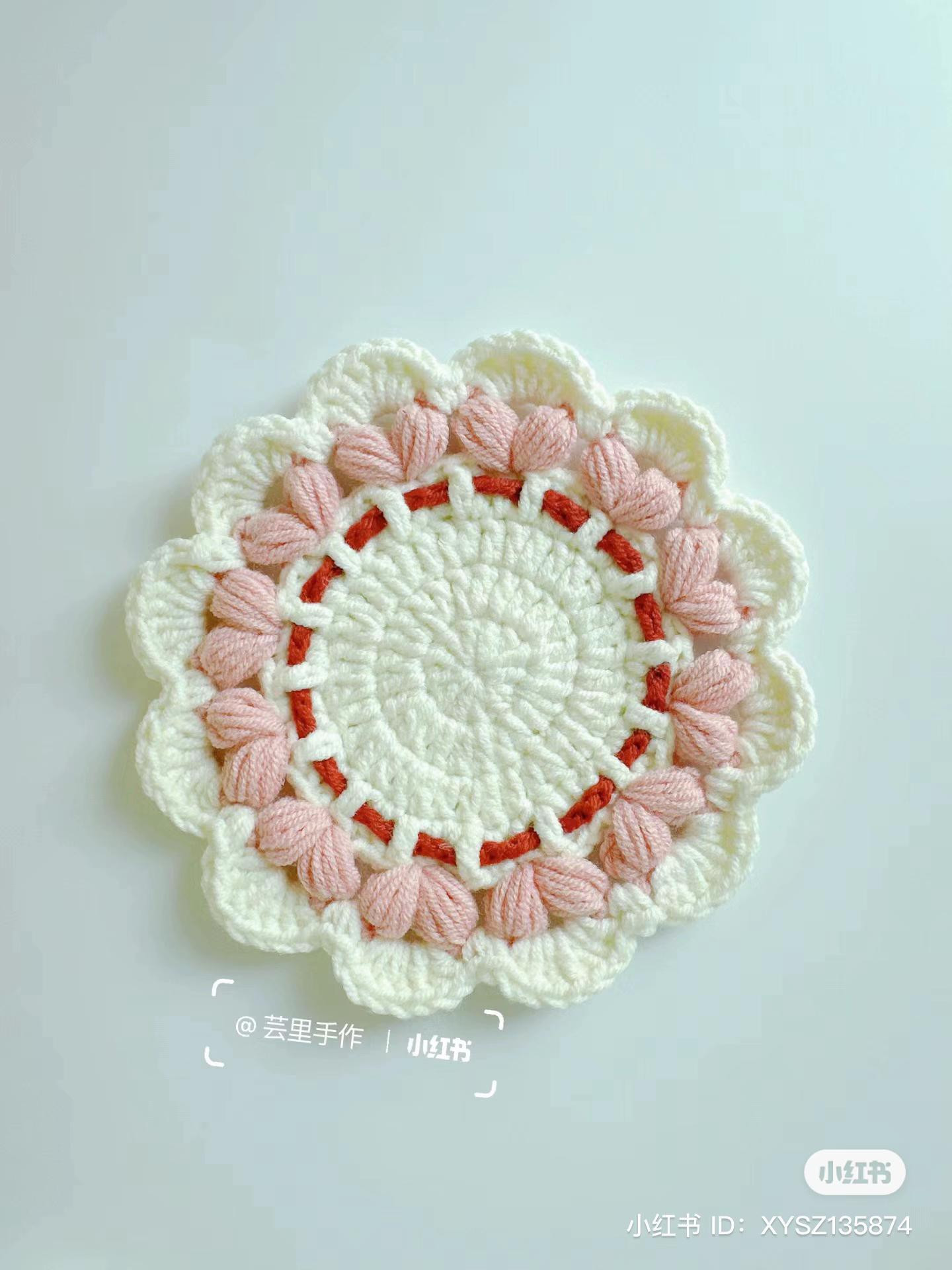 Pastel Crochet Baby Stroller Pattern with Detailed Chart