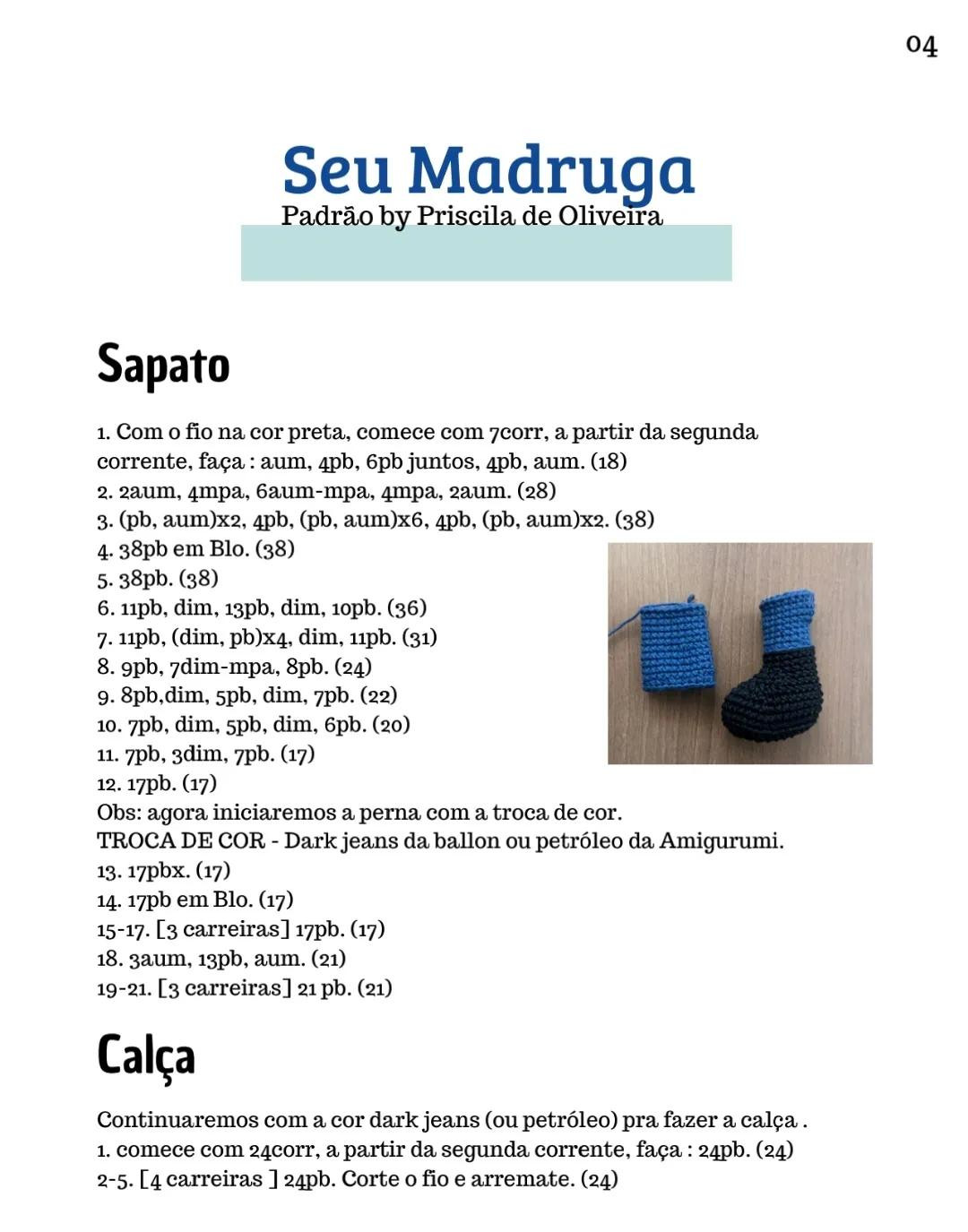 Patrão Seu Madruga - Amigurumi Chaplin