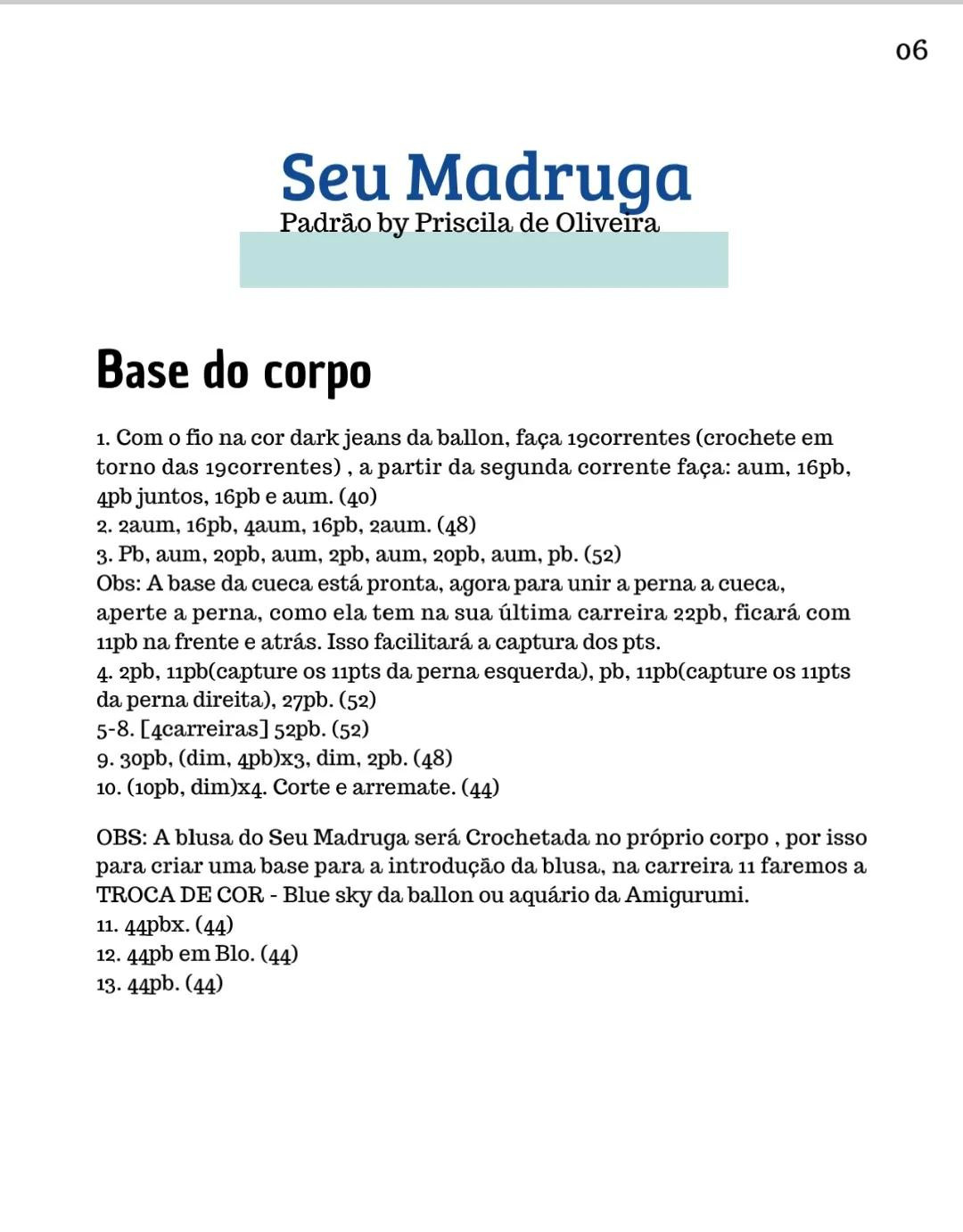 Patrão Seu Madruga - Amigurumi Chaplin