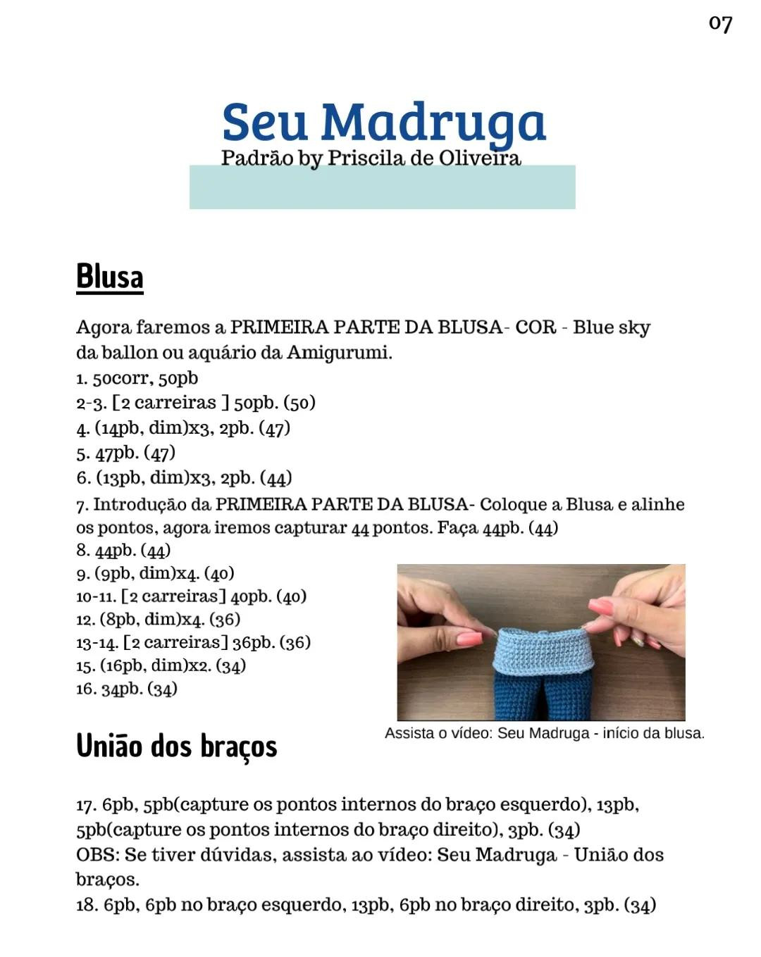 Patrão Seu Madruga - Amigurumi Chaplin