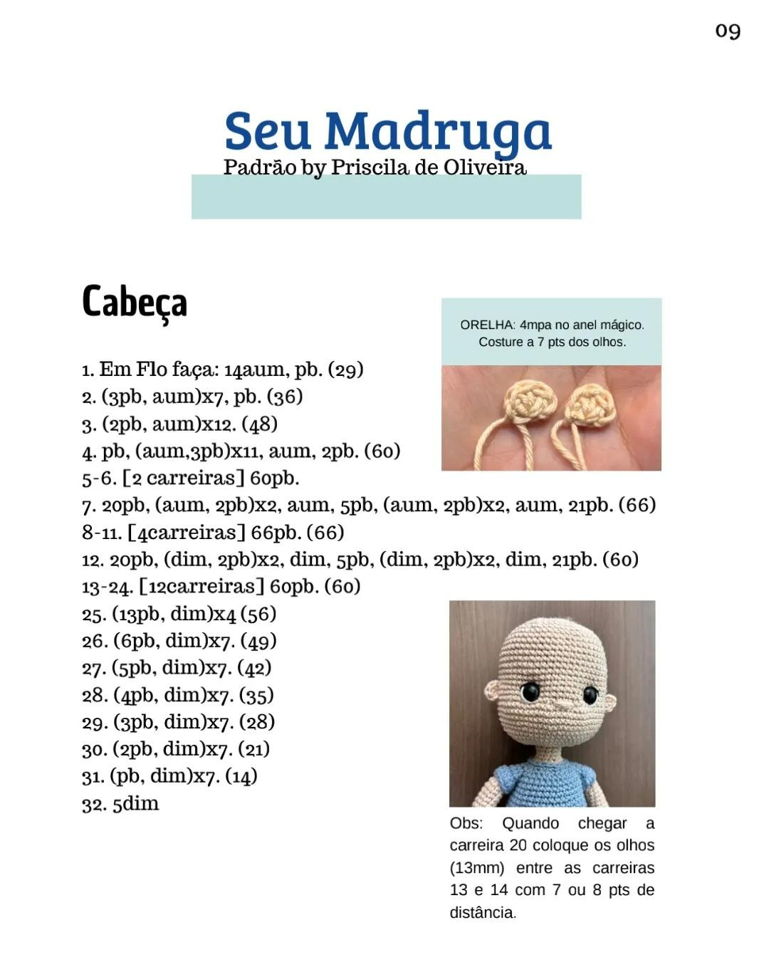 Patrão Seu Madruga - Amigurumi Chaplin