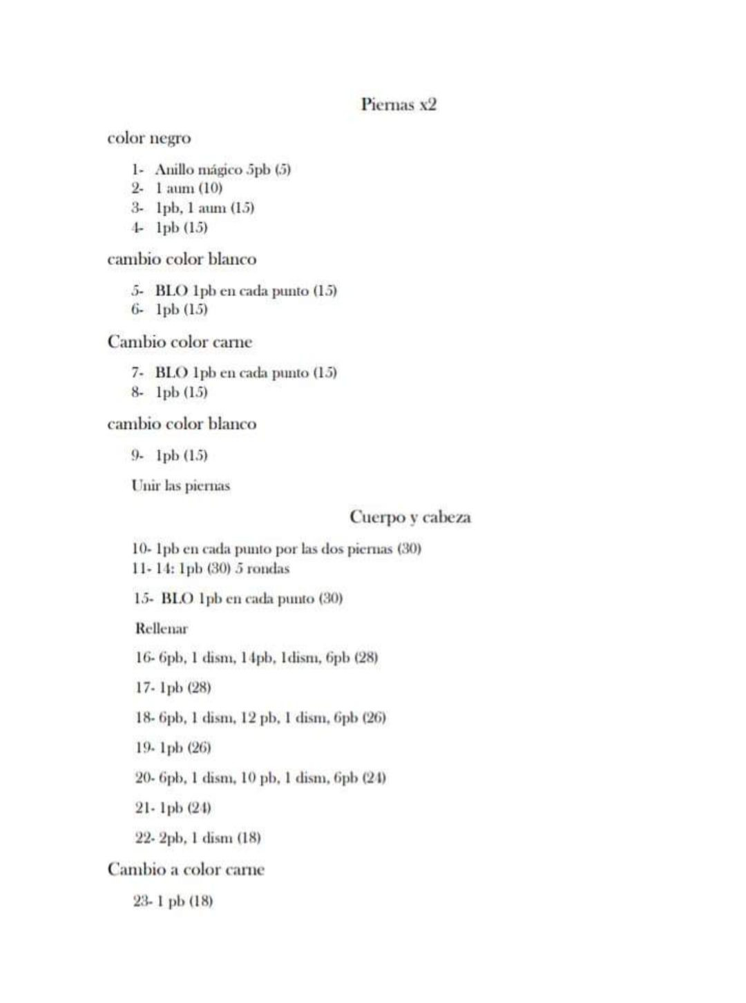 Patrón a crochet Amigurumi Cristiano Ronaldo Real Madrid