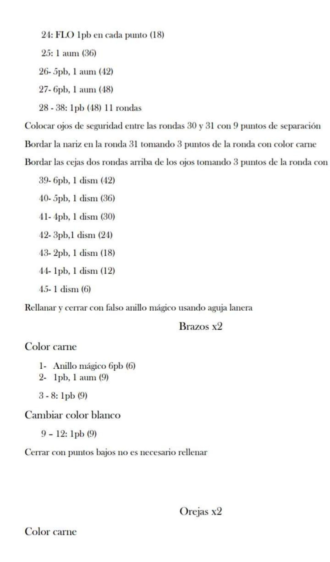 Patrón a crochet Amigurumi Cristiano Ronaldo Real Madrid