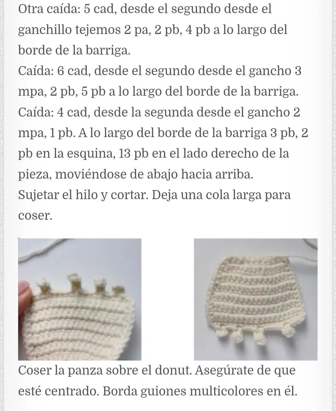 Patrón Amigurumi Búho Donut Gratis: Guía paso a paso con materiales y abreviaturas