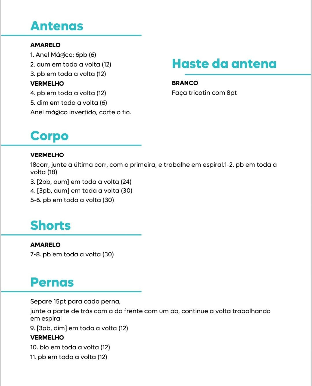 Patrón Amigurumi Chapulín Colorado: Guía Paso a Paso y Diagrama Jacquard