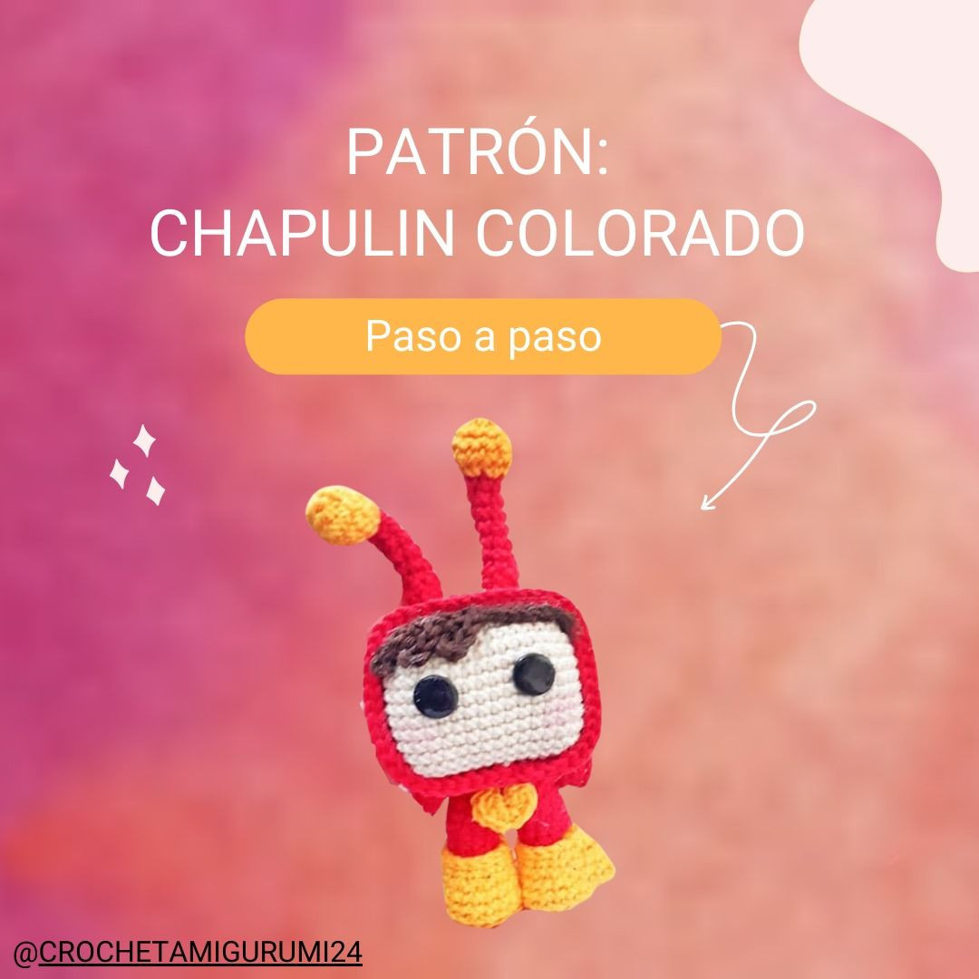 Patrón Amigurumi Chapulín Colorado: Guía Paso a Paso
