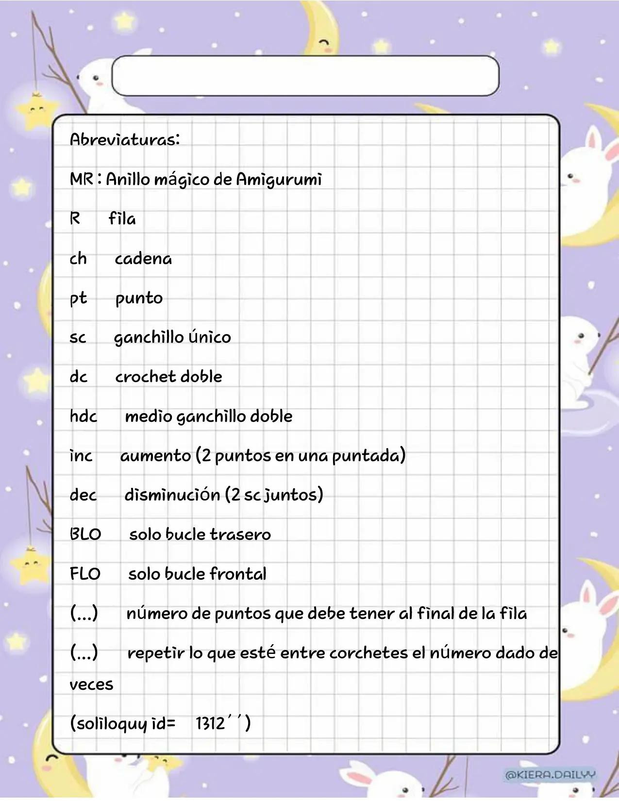 Patrón Amigurumi Coneja Blanca con Vestido Morado y Nudo