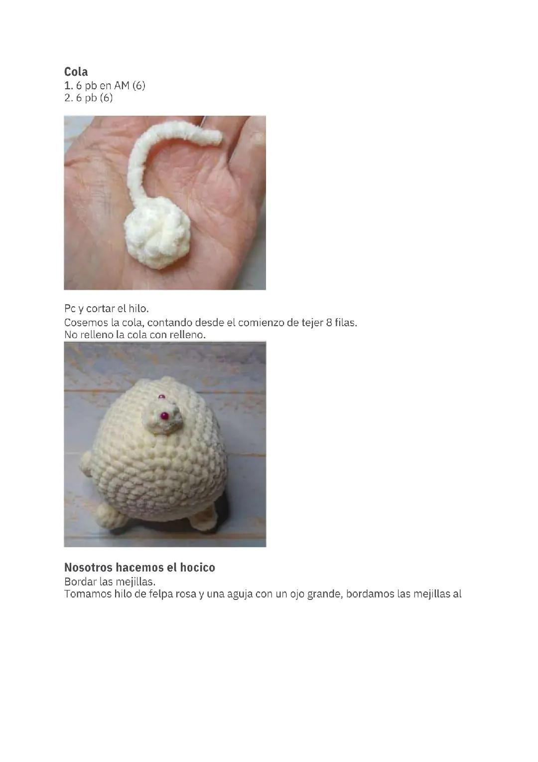 Patrón Amigurumi Conejo Molang PDF Gratis