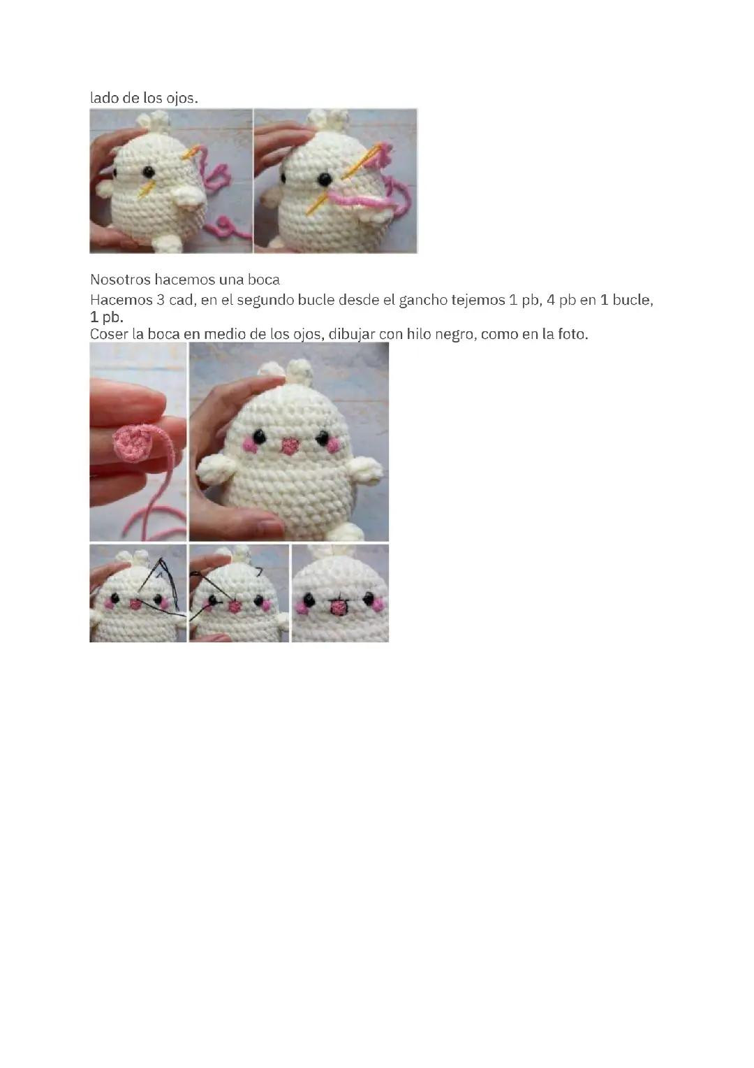 Patrón Amigurumi Conejo Molang PDF Gratis