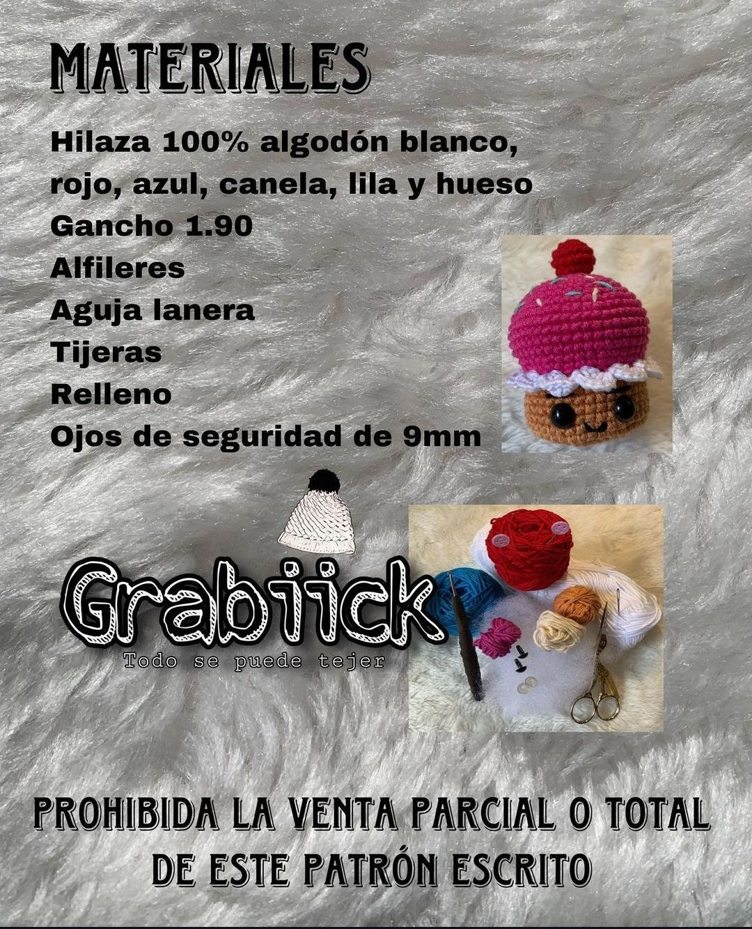 Patrón Amigurumi Cupcakes Abuelitas: Guía Paso a Paso y Materiales