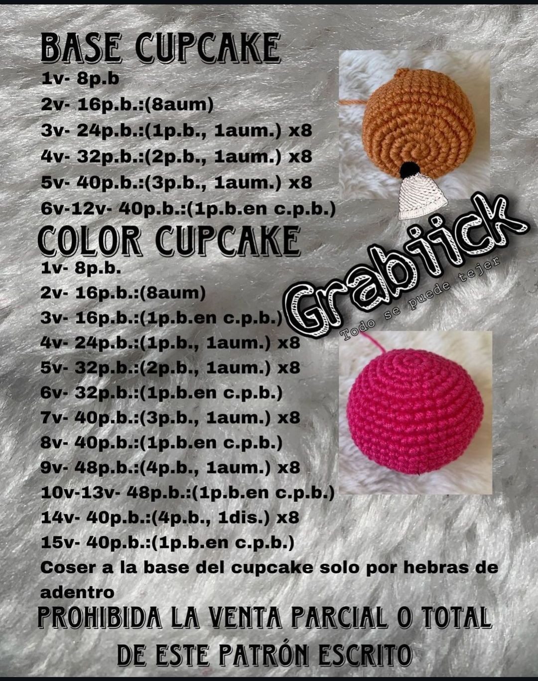 Patrón Amigurumi Cupcakes Abuelitas: Guía Paso a Paso y Materiales