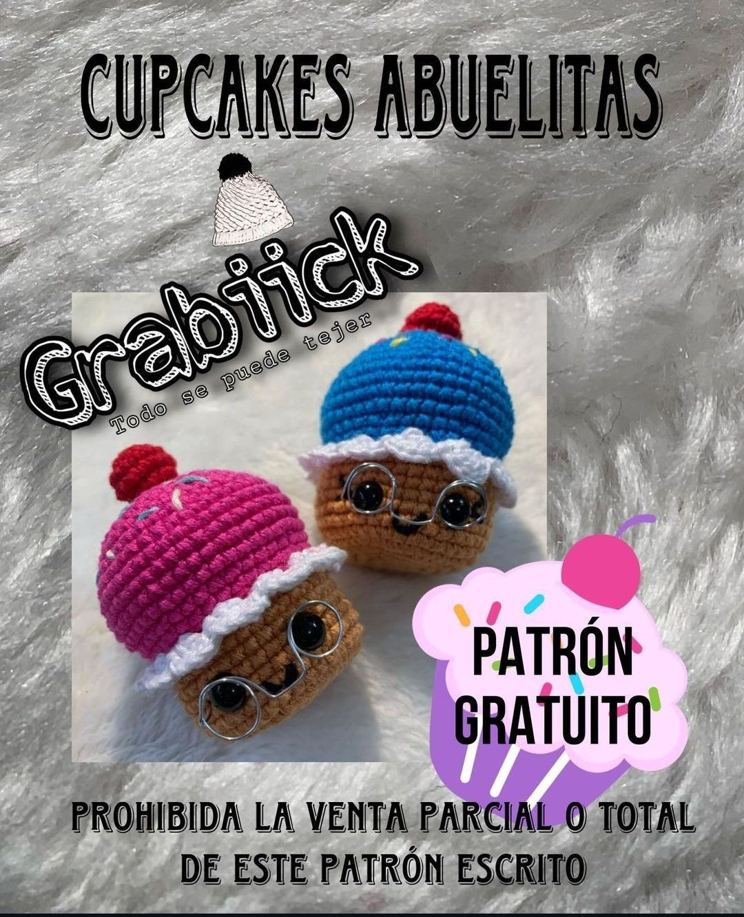 Patrón Amigurumi Cupcakes Abuelitas: Guía Paso a Paso y Materiales