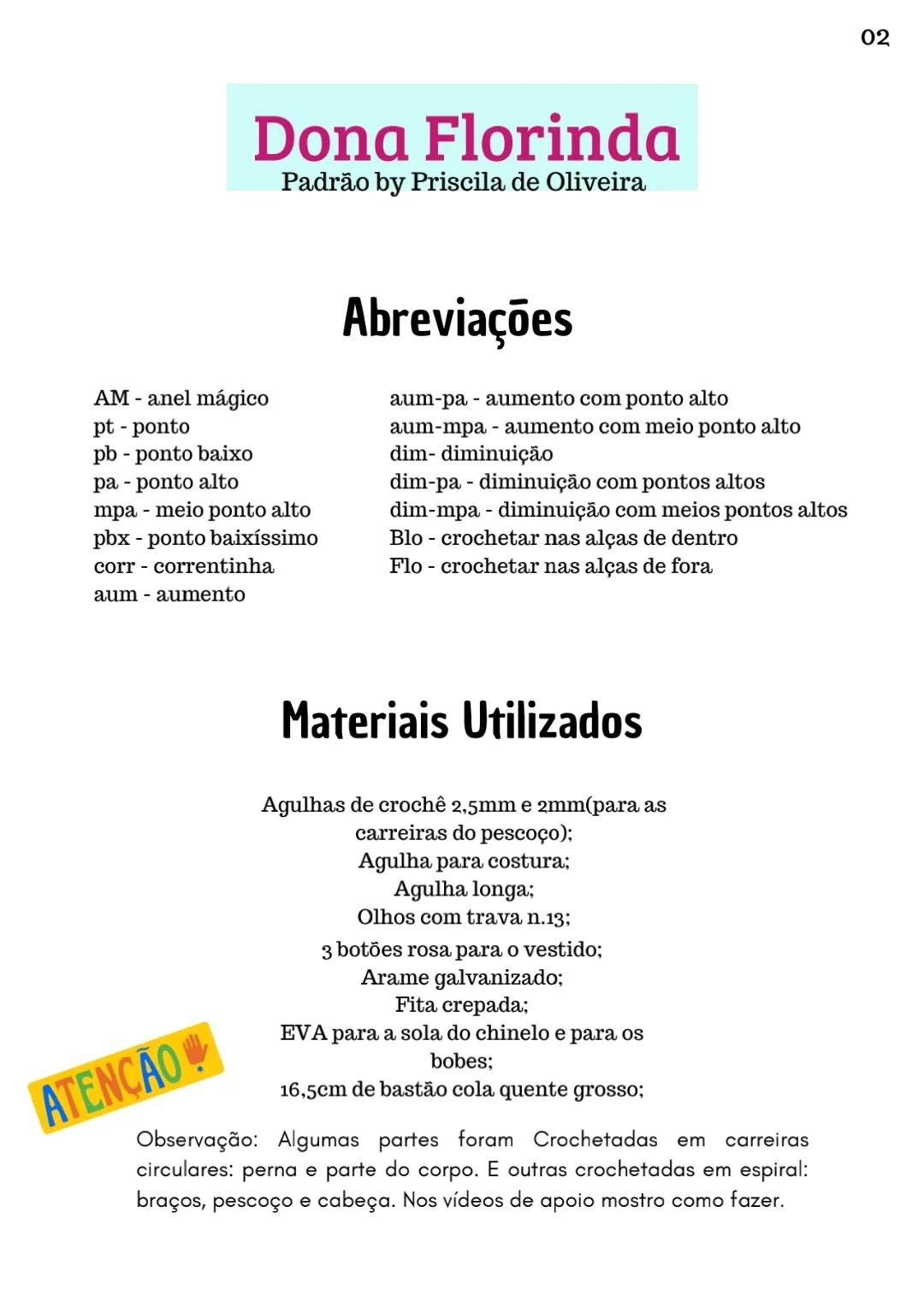 Patrón Amigurumi Dona Florinda: Búp bê tóc quăn với váy màu xanh và hồng