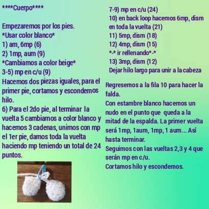 Patrón Amigurumi Enfermera Luz