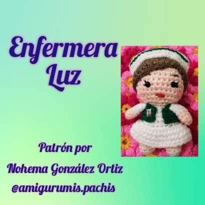 Patrón Amigurumi Enfermera Luz