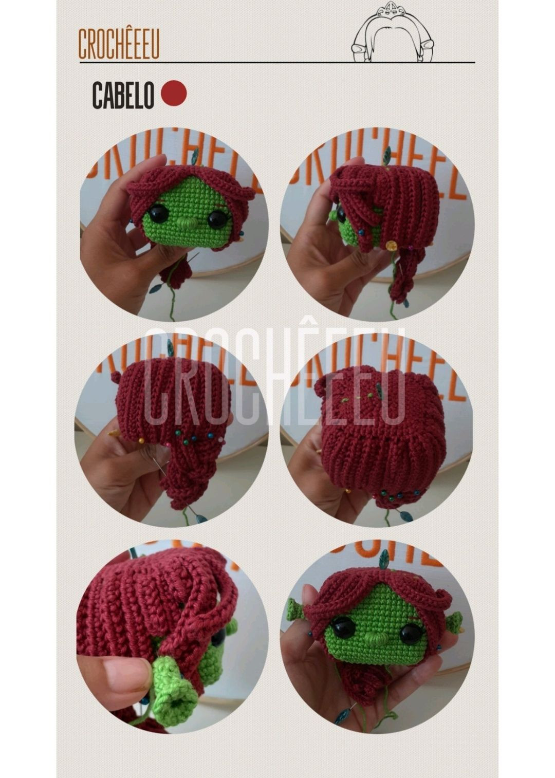 Patrón Amigurumi Fiona Crochet - Tutorial Completo