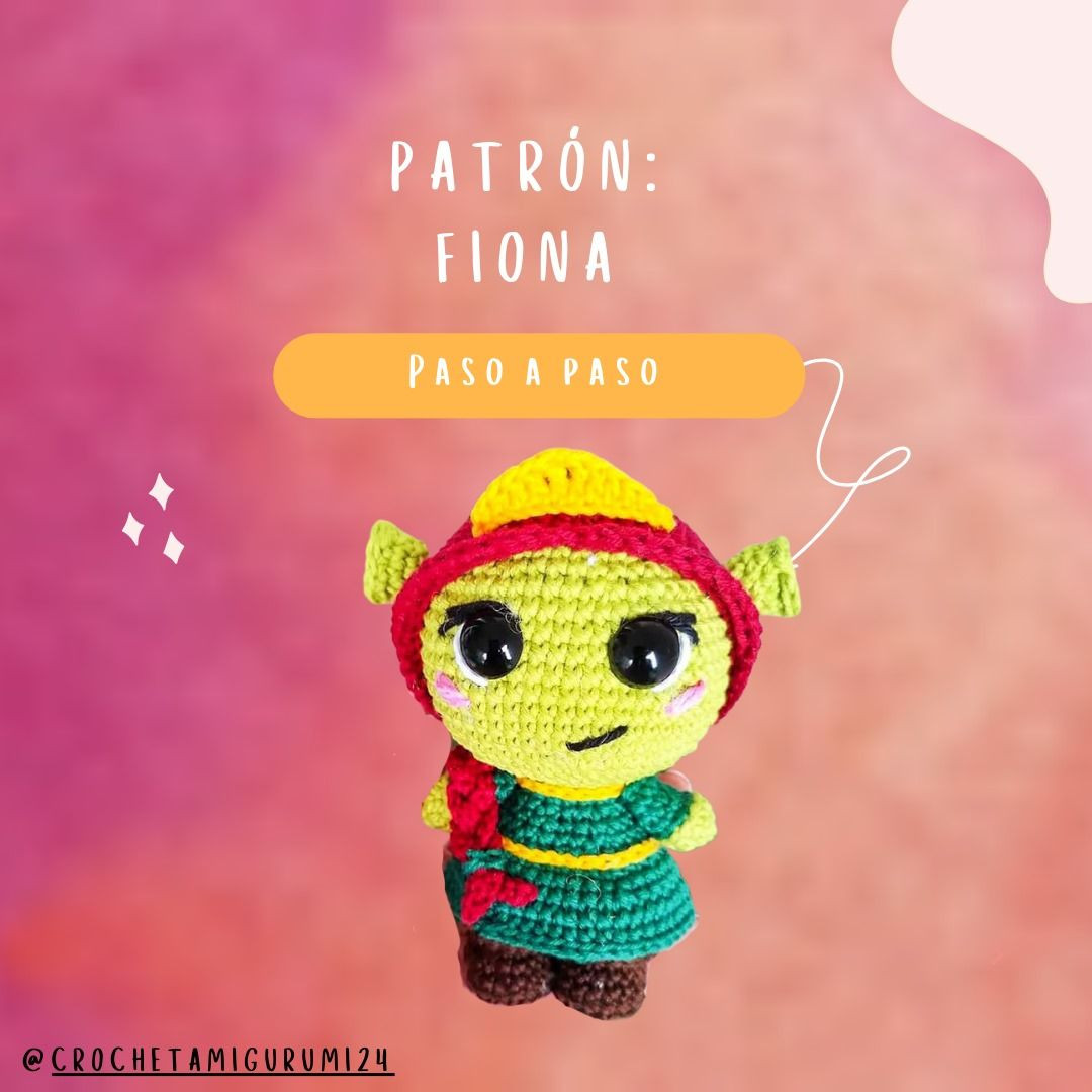 Patrón Amigurumi Fiona: Tutorial Paso a Paso Completo