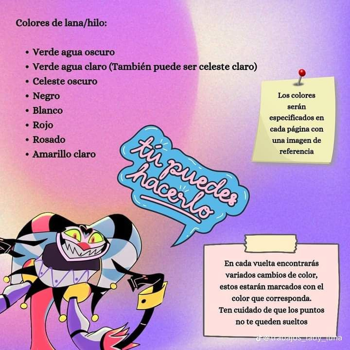 Patrón Amigurumi Fizzarolli Helluva Boss - Tutorial Paso a Paso