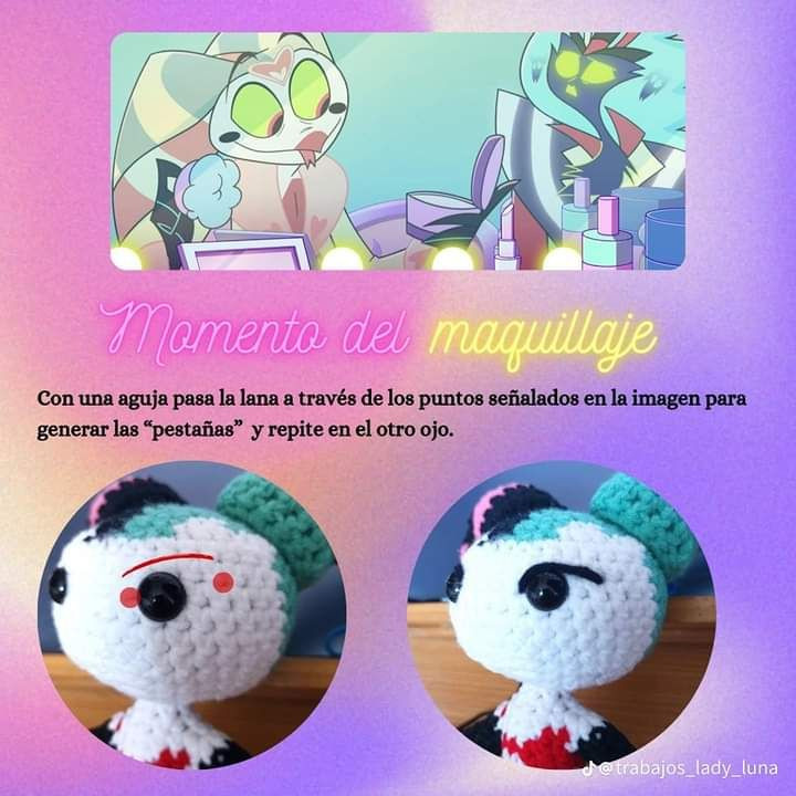 Patrón Amigurumi Fizzarolli Helluva Boss - Tutorial Paso a Paso