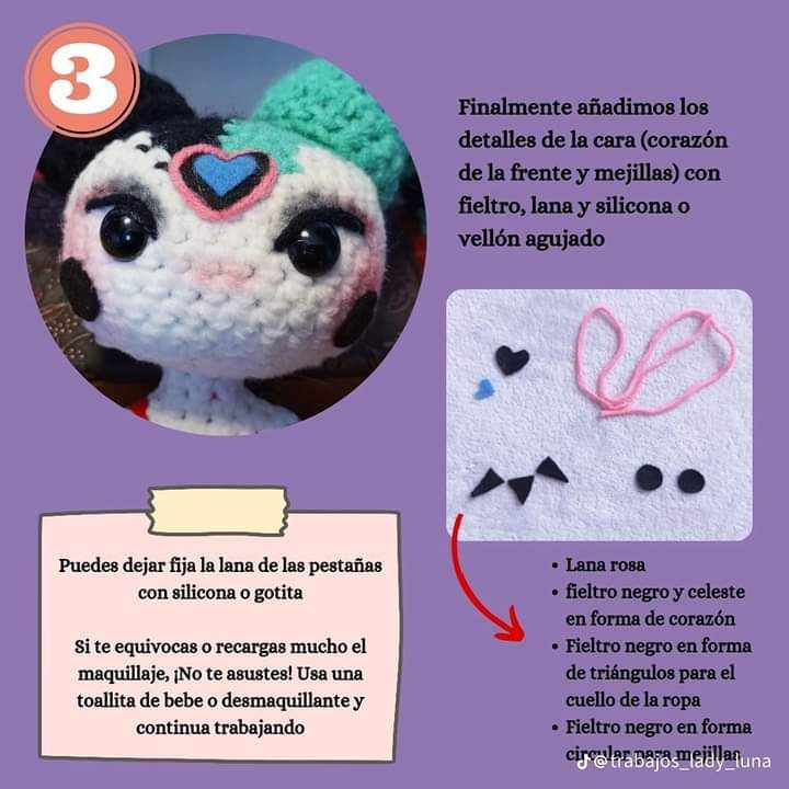Patrón Amigurumi Fizzarolli Helluva Boss - Tutorial Paso a Paso
