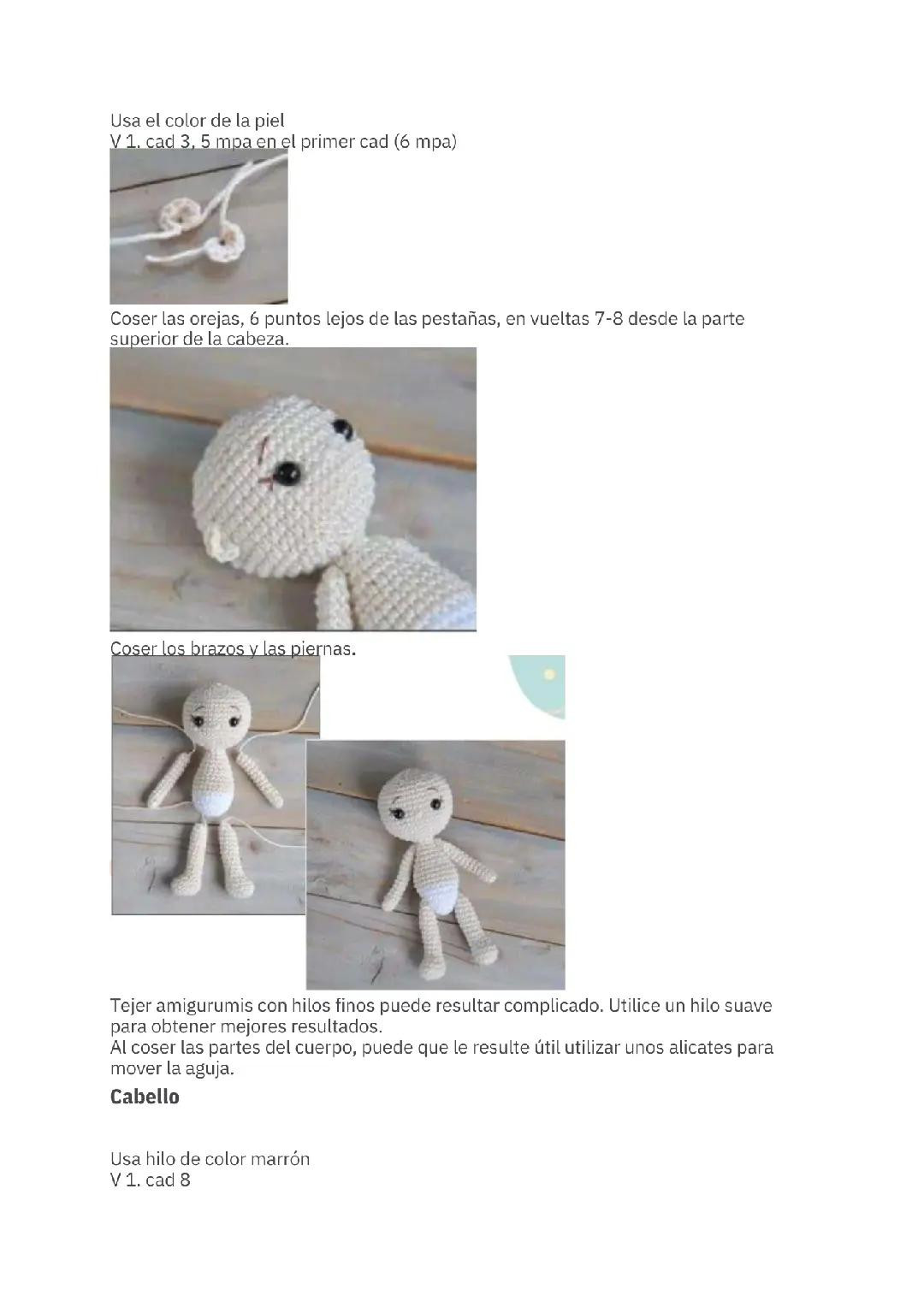 Patrón Amigurumi Gratis Muñeca Pascua Conejo Vestido Amarillo PDF