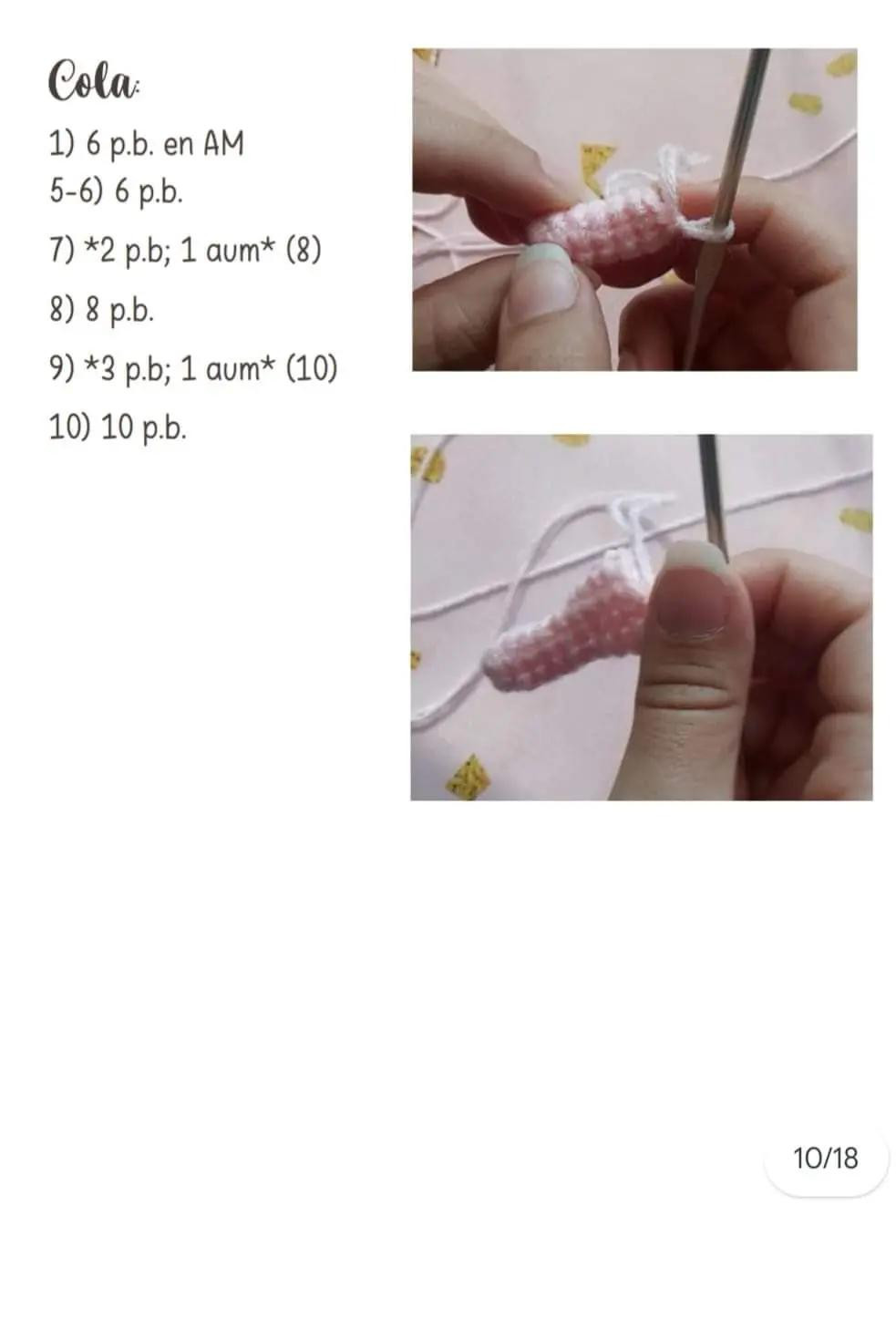 Patrón amigurumi gratuito Baby Baphomet: búp bê quỷ dễ thương với sừng và ngôi sao, hướng dẫn chi tiết bằng tiếng Tây Ban Nha