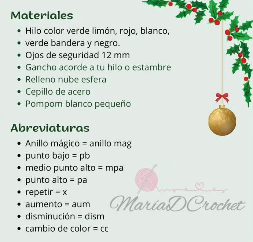 Patrón Amigurumi Grinch Navideño Paso a Paso